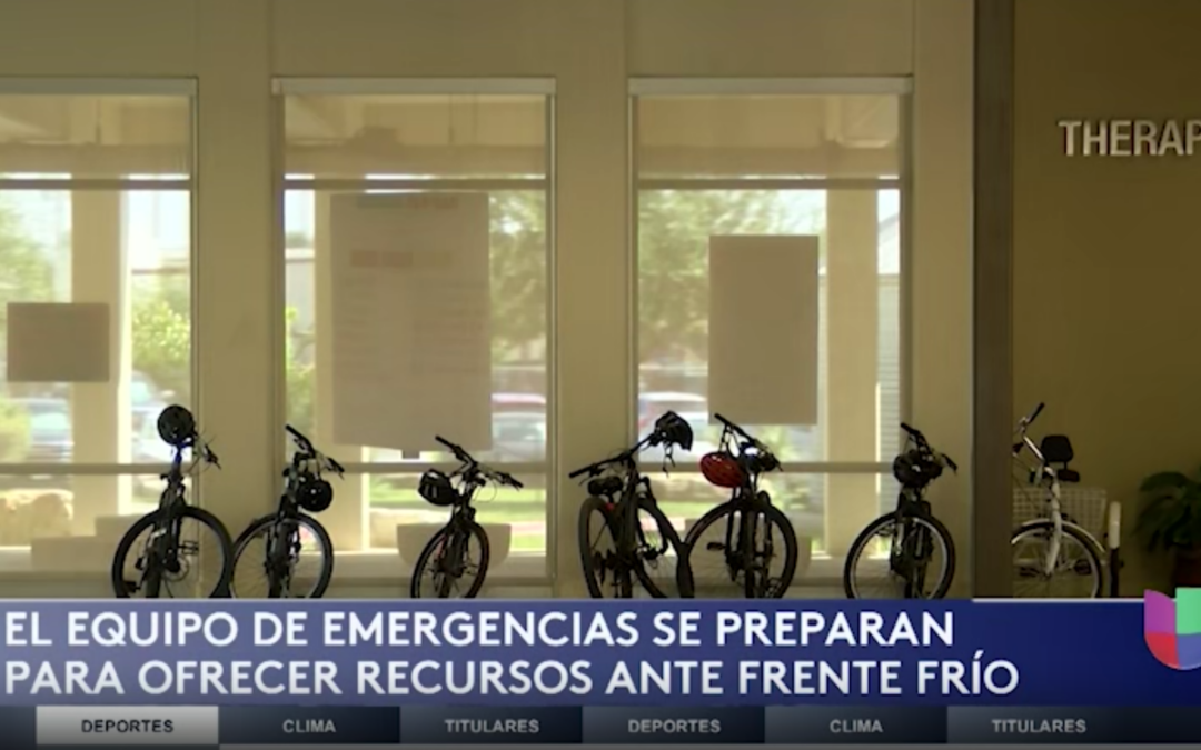 La ciudad de Laredo abre un centro de calentamiento temporal