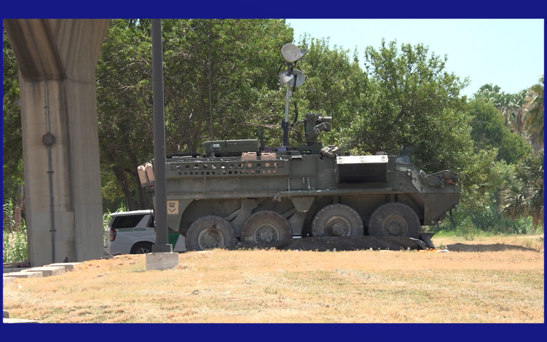 10 unidades Stryker de alta tecnología desplegadas para vigilar la frontera
