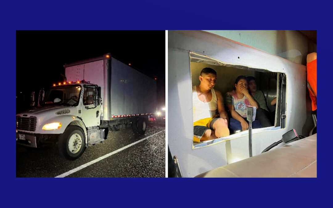 4 migrantes rescatados de compartimiento sellado en Texas