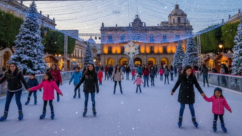 Horarios Imperdibles de la Pista de Hielo en el Festival Alegría Corregidora 2025