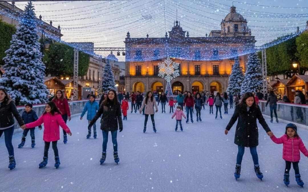 Horarios Imperdibles de la Pista de Hielo en el Festival Alegría Corregidora 2025