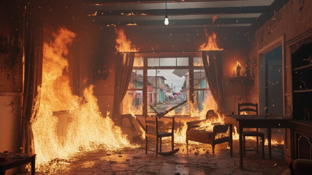 Incendio en Saltillo: Adolescentes traviesos causan daño en la colonia María del Carmen Cavazos con cuetes