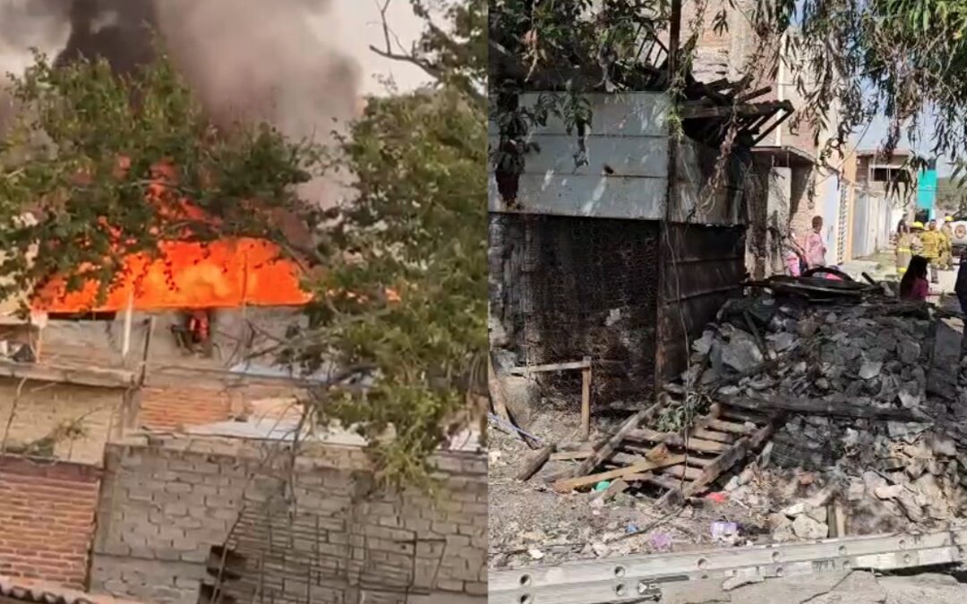 Incendio en Laredo: Familia de El Salto Evacúa a Tiempo ante Chatarra Acumulada