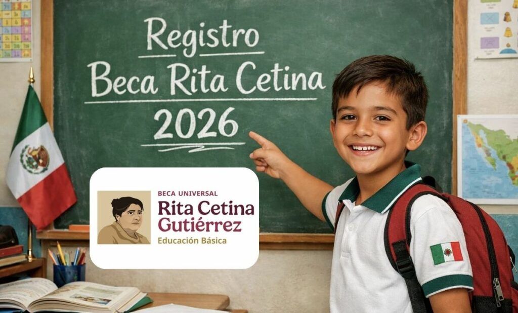 Beca Rita Cetina: ¿Quiénes deben registrarse en enero 2026 para la educación primaria?