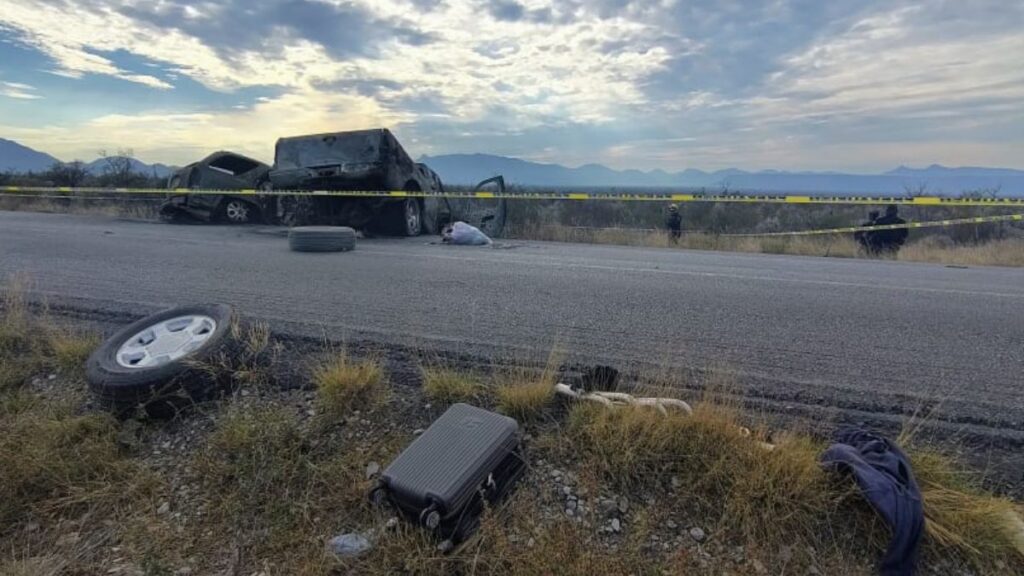 Accidente Devastador en Lampazos: Dos Calcinados y Varios Heridos en Nuevo León