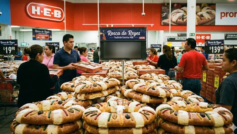 Conoce el Precio de la Rosca de Reyes en HEB Monterrey