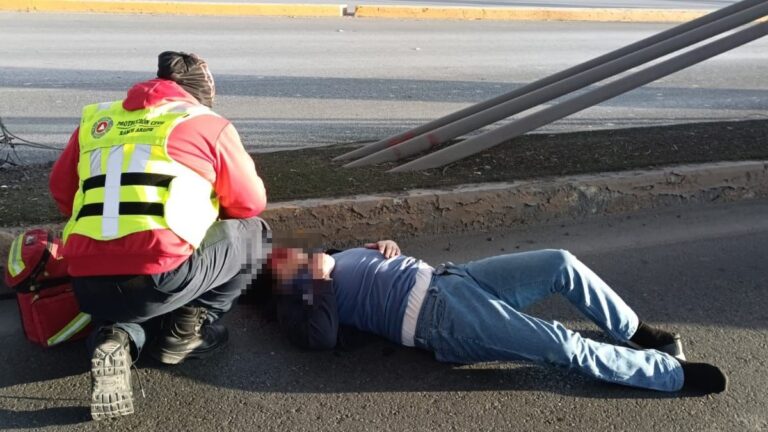 Atropellado en la carretera Saltillo-Monterrey: Joven de 20 años se encontraba agresivo
