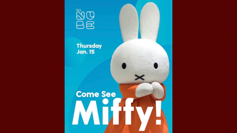 Miffy Visita La Nube en El Paso para Celebrar un Reconocimiento Internacional