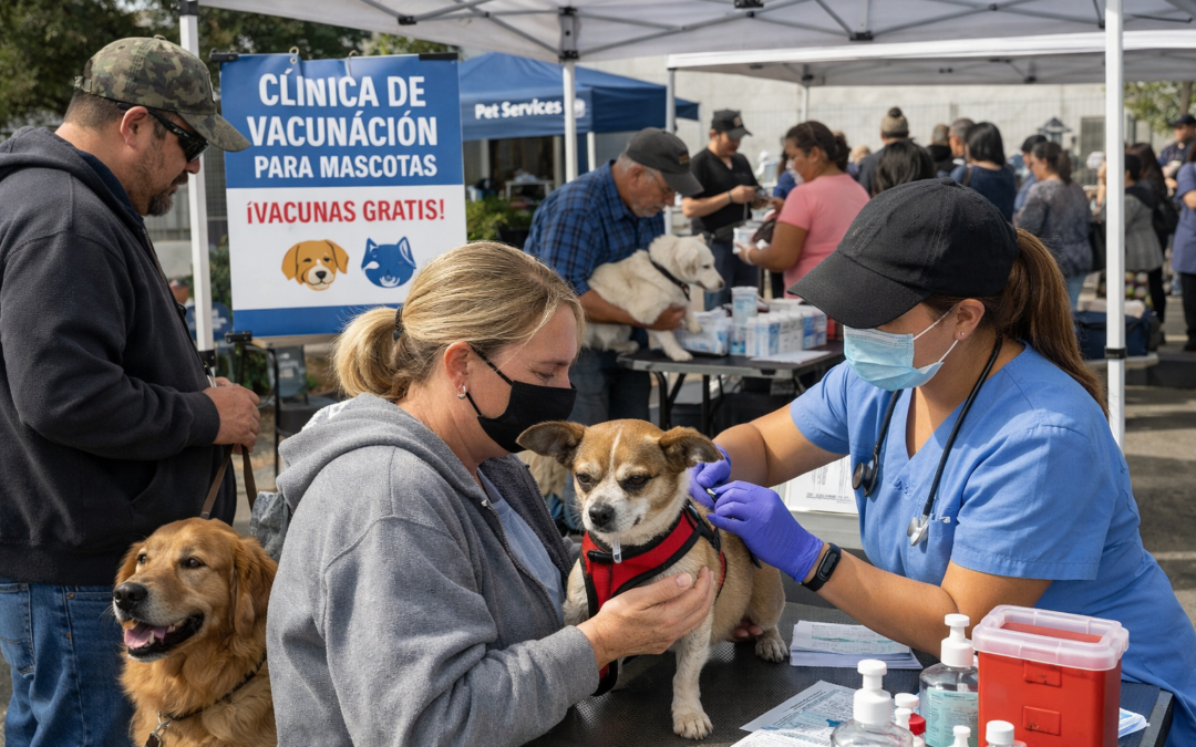 Clínicas Gratuitas de Vacunación para Mascotas en Chula Vista Este Febrero