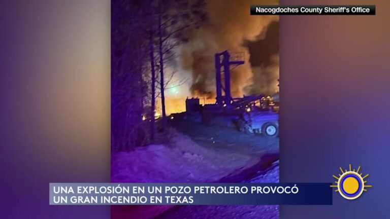 Explosión Pozo Petrolero Texas: Explosión En Pozo Petrolero De Texas: Incendio Masivo Cerca De Etoile