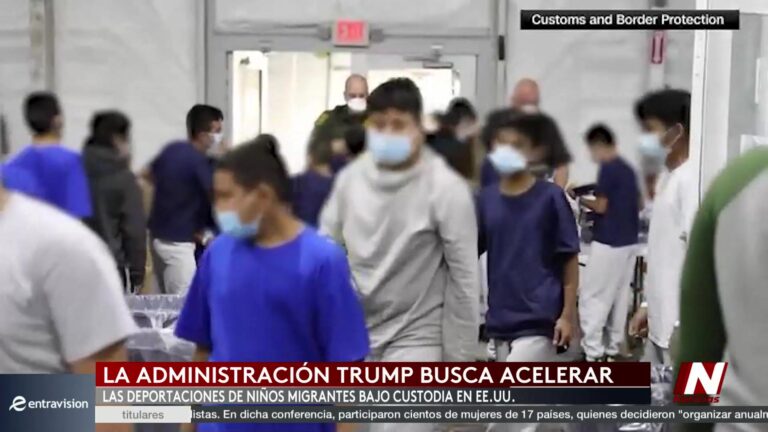 Administración Trump Busca Acelerar Deportaciones De Niños Migrantes