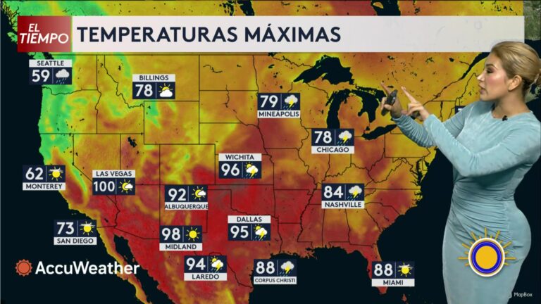 Pronóstico Del Tiempo: Pronóstico Extendido: Llega Un Domo De Calor Y Más Alertas Por Incendios Y Lluvias