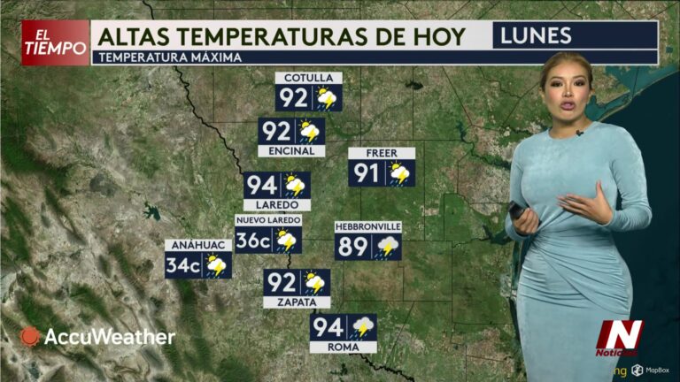 Pronóstico Del Tiempo Laredo: Tormentas, Calor Y Lluvias: Pronóstico Del Tiempo Para El Sur De Texas Y Laredo