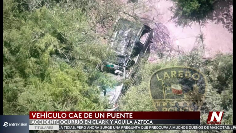 Accidente Laredo: Vehículo Desploma De Puente En Laredo: Impactante Accidente Paraliza La Ciudad
