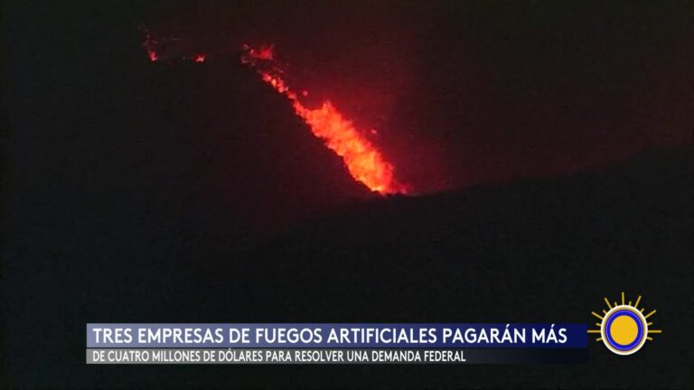 Tres Empresas De Fuegos Artificiales Pagan Millonario Acuerdo Por Incendio Forestal En California