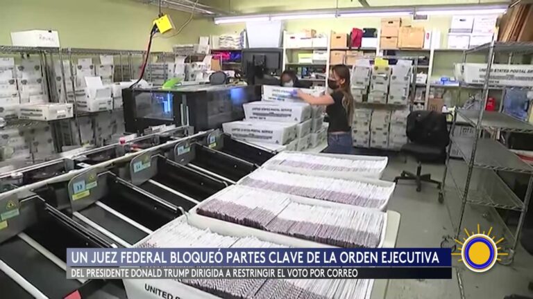 Juez Federal Bloquea Restricción Al Voto Por Correo De Trump