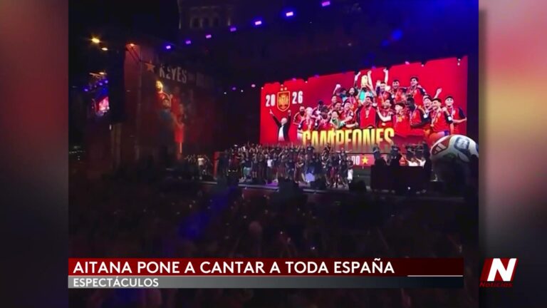 Aitana Celebra Con La Selección Española El Triunfo Al Ritmo De 'Superestrella' Aitana